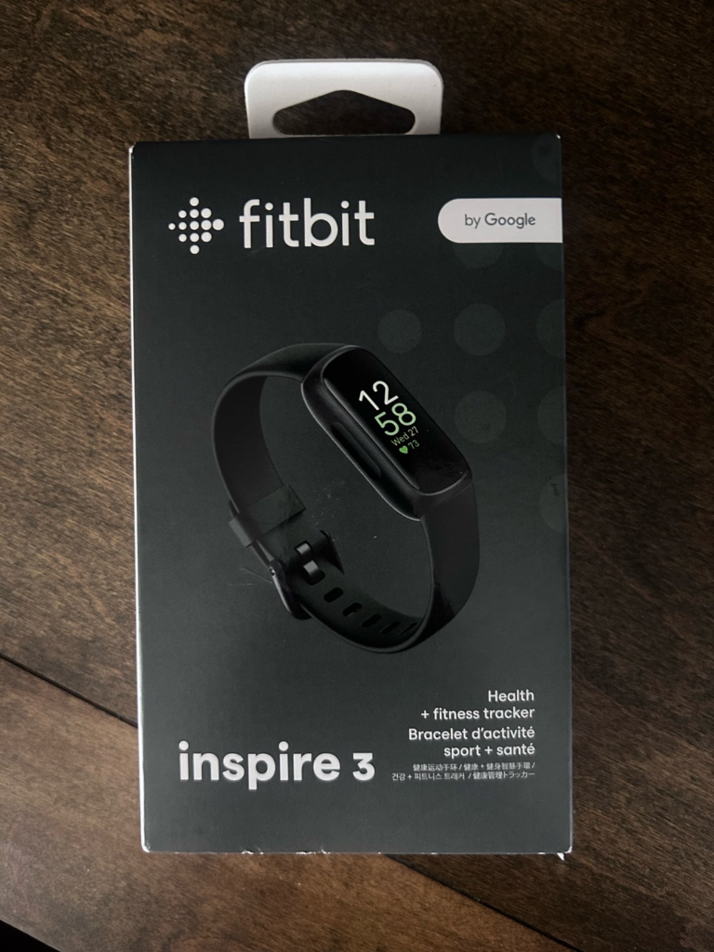 fitbit Black Fitness Tracker Band with OLED Display